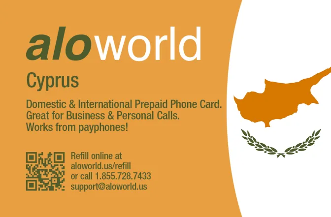 Call Cyprus from United States or Canada cheap and easy with a calling card.